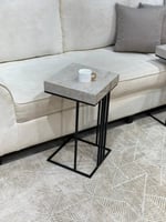 طقم طاولة ضيافة بديل رخام مع 4 طاولات خدمة – تصميم...