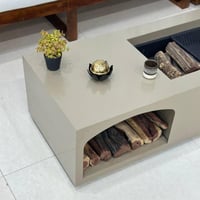 منقل بكس ديكور صاج لون شمباني بكفرات *winter