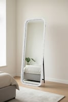 مرآة أرضية مودرن بإضاءة LED محيطية مقاس اكبر