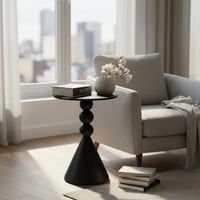 طاولة خدمة حديد أسود - بتصميم فاخر وأنيق *LU