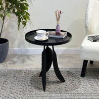 طاولة معدن أسود 3 ورق