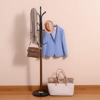 شماعة علاق ملابس بني - متعدد الألوان