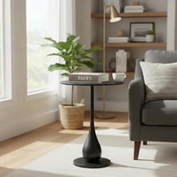 طاولة خدمة حديد أسود - بتصميم فاخر وأنيق *LU