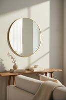 مرايا بـ اطار ذهبي مودرن مميز