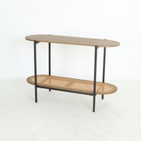 مدخل - كونسول دورين خشب راتان