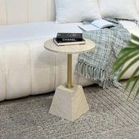 طاولة خدمة دائري بديل رخام