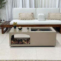 منقل بكس ديكور صاج لون شمباني بكفرات *winter