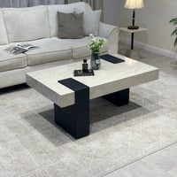 طقم طاولة ضيافة كنب مع 6 طاولات خدمة بديل رخام