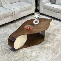 طاولة ضيافة سطح قشرة جوز الهند بتصميم مودرن