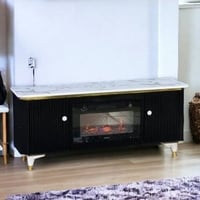 دفاية مع طاولة بلازما لون اسود *winter