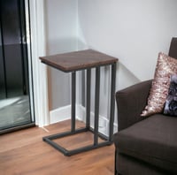 طاولة خدمة جانبية لون بني