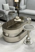 طقم طاولات معاصر مع 6 خدمة