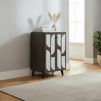 دولاب أحذية ماليزي خشب بني 2 أبواب بتصميم فاخر