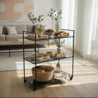 عربية تقديم حديد أسود 3 دور زجاج أسود #عروض شهر رم...