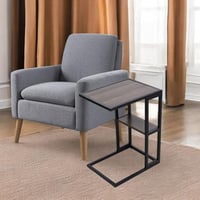 طاولة خدمة مودرن خشب بني غامق