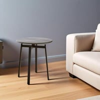 طاولة خدمة مفرد خشب رمادي