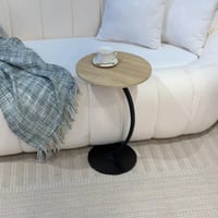 طاولة خدمة مفرد لون خشبي