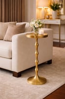 طاولة خدمة فاخرة لون ذهبي