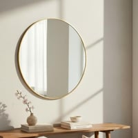 مرايا بـ اطار ذهبي مودرن مميز