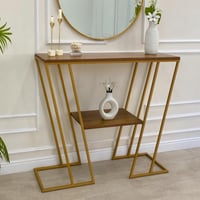 كنسول مدخل بتصميم حديث – فخامة وعملية في آن واحد