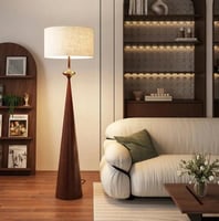 أباجورة أرضي قاعدة بني - بتصميم فاخر وأنيق *LU