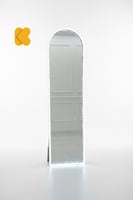 مرآة أرضية مودرن بإضاءة LED مقاس اكبر