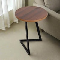 طاولة خدمة مفرد جانبية لون بني