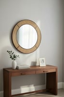 مرايا بوهيمي مودرن بـ إطار راتان