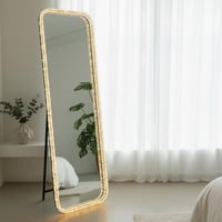 مرآة أرضية مودرن بإضاءة LED محيطية