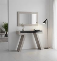 مدخل بديل رخام مع سطح زجاج أسود - بتصميم فاخر وأني...