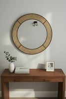 مرايا بوهيمي مودرن بـ إطار راتان