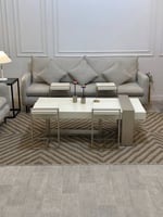 طقم طاولات ضيافة بديل الرخام