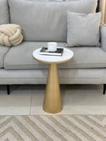 طاولة خدمه دهبي رخام