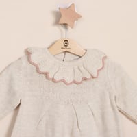 ميني جنتل طقم فستان مواليد تريكو للفتيات بعمر 0 إل...