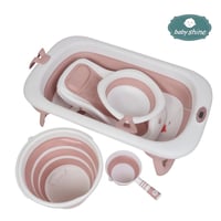 مجموعة استحمام الطفل خمس قطع الوان متعددة