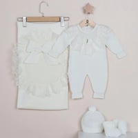 ميني جنتل طقم أفرول تريكو 5 قطع من 0-3 أشهر الوان...