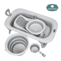 مجموعة استحمام الطفل خمس قطع الوان متعددة