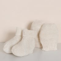 ميني جنتل طقم فستان مواليد تريكو للفتيات بعمر 0 إل...