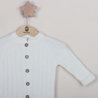 ميني جنتل طقم أفرول مواليد تريكو للأولاد من 0-3 أش...