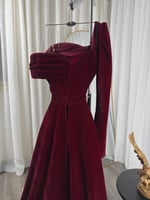 فستان سهره برغندي