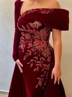 فستان سهره برغندي