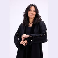 عباية Velvet Button