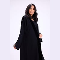 عباية Velvet Button