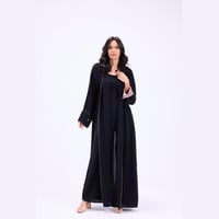 عباية Button Lines
