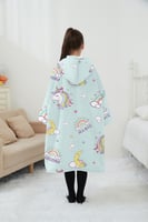 بطانية هودي "يونيكورن" للأطفال Unicorn Hooded Blan...