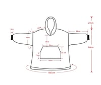 بطانية هودي "افوكادو" للأطفال Avocado Hooded Blank...