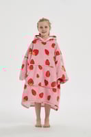 بطانية هودي "فراولة" للأطفال Strawberry Hooded Bla...