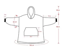 بطانية هودي "كاكي" للكبار Khaki Hooded Blanket for...