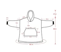 بطانية هودي "كاكي" للأطفال Khaki Hooded Blanket fo...