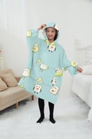 بطانية هودي "افوكادو" للأطفال Avocado Hooded Blank...